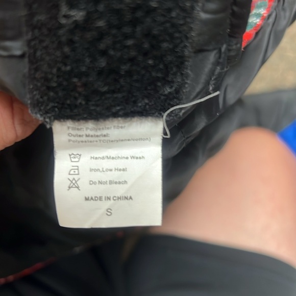 NEW REVERSIBLE Dog Coat size S small Plaid Red Black green blue yellow - Picture 4 of 4